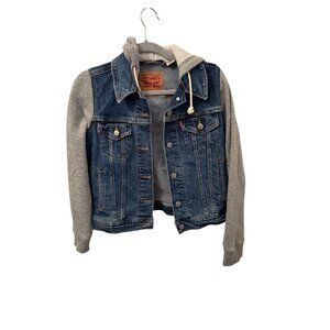 Levi's women's hoodie/jean jacket size small